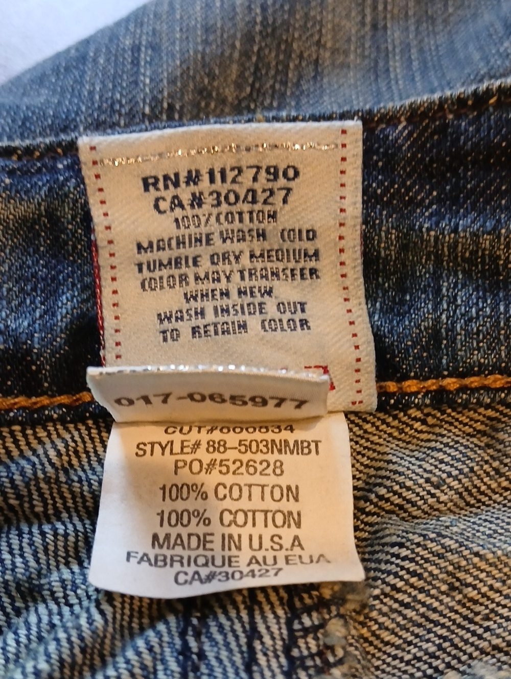 True Religion Ladie's Joey Big T "Dusty Road" Flare Leg Jeans Size:6 - Picture 16 of 16